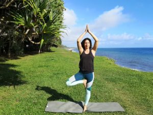 Caroline Dijoux, professeure de yoga St André