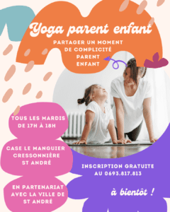 yoga parent enfant la cressonnière St André 974
